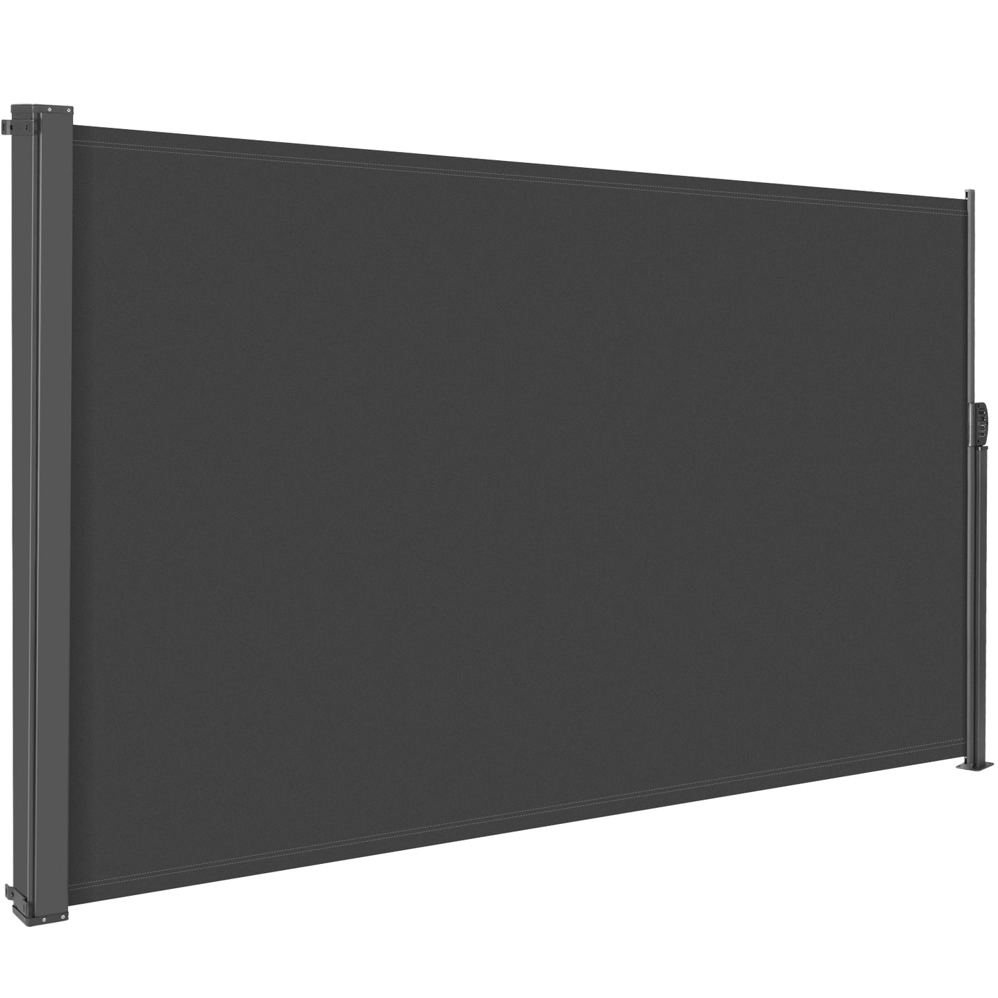 LIFERUN 118" x 71" Retractable Side Awning, Patio Side Screen, UV Resistant, Waterproof, Patio Privacy Screen for Garden, Balcony, Courtyard